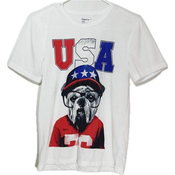 GAP Other - Gap kids, sleepwear, T-shirt, pug, USA design